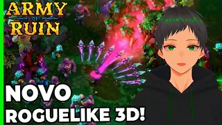 NOVO ROGUELIKE EM 3D ARMY OF RUIN! INSPIRADO NO VAMPIRE SURVIVORS! GAMEPLAY - PT - BR