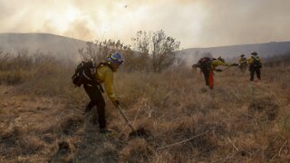 Crews Battle Southern California Wildfire
