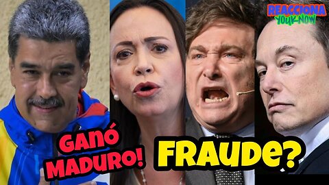 REACCIÓN 🚨 Corina Machado, Elon Musk y Javier Milei 🇦🇷 NO Reconocen Victoria de Nicolás Maduro 🇻🇪