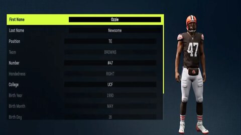 How To Create Ozzie Newsome Madden 23