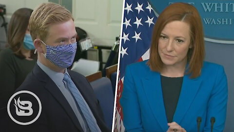 Reporter Confronts Psaki Over Biden Wearing a Mask on ZOOM CALL With World Leaders