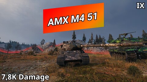 AMX M4 mle. 51 (7,8K Damage) | World of Tanks