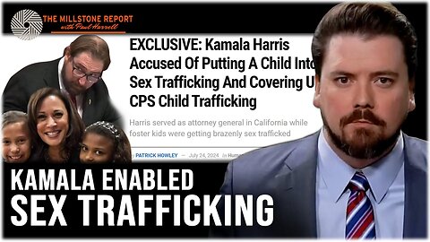 Millstone Report w Paul Harrell: Kamala Linked To Child TRAFFICKING, Krane Asks About 2nd Shooter!