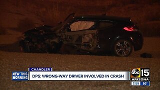 DPS: Wrong-way driver involved in crash