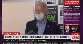 FLASHBACK: Biden Mocks Trump Ramp Walk, Claims He's Stronger