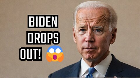 Biden Drops Out of 2024 Race! 😱