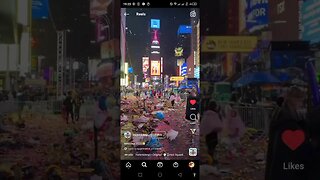 REPOST TIMES SQUARE NYC AFTER CELEBRATE NEW YEAR EVE 2023