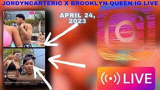 Brooklyn Queen And Friends Having A Pool Live Stream & Dressed to Slay On IG LIVE (24/04/23)