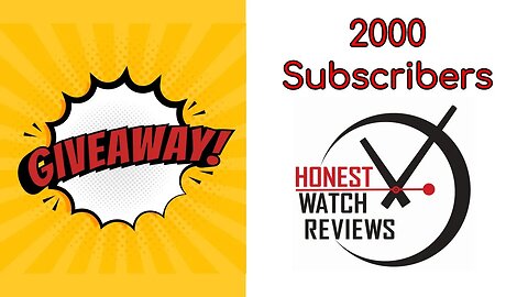 2,000 Subscribers FREE WATCH Giveaway 2020 (CLOSED) #HWR