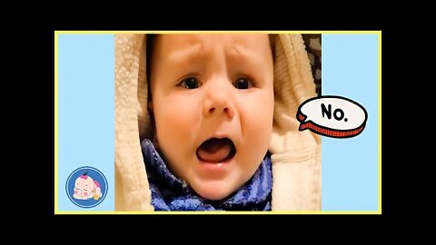 Try Not To Laugh Challenge With Baby's First Word