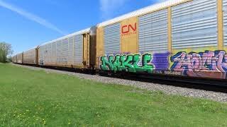 NS and CSX Train Meet # 1 from Berea, Ohio May 1, 2021