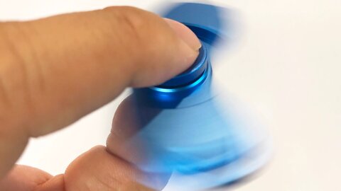 How long does an EDC Aluminum Fidget Spinner Toy spin?