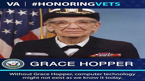 HonoringVets: Grace Hopper