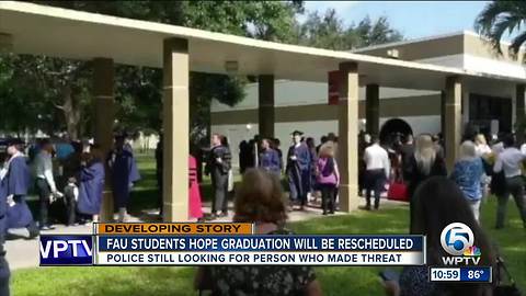 FAU students await news after graduation ceremony canceled for 'credible' threat