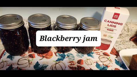 Canning Blackberry Jam with my FORJAR lids #forjar #canning