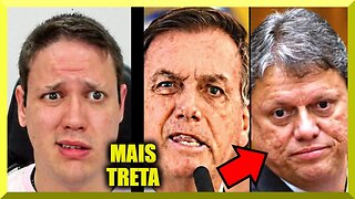 MAIS TRETA • Bolsonaro ESCULACHA Tarcísio em REUNIÃO do PL • ENZUH REACT