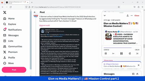 Elon vs Media Matters‼️ _ 🫡🇺🇸 Mission Control part 2