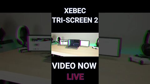 Xebec Tri-Screen Monitors - Add Three Monitors To any Windows or Mac Laptop