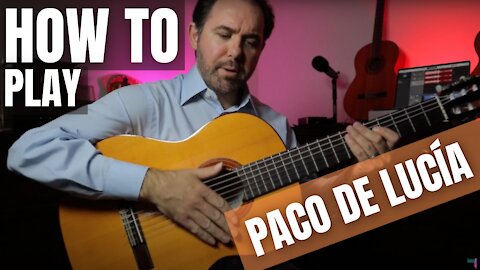 How to Play "Entre Dos Aguas," by Paco de Lucía (Lesson #1) | Rhythm Guitar Tutorial