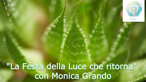 "BenEssere OL3" con Monica Grando: "La Festa della Luce che ritorna"