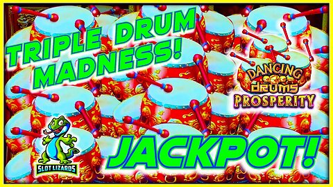 EPICNESS!!! BONUS BONUS BONUS JACKPOT! Dancing Drums Prosperity Slot LIVESTREAM HIGHLIGHT!