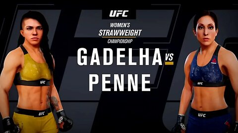 EA Sports UFC 3 Gameplay Jessica Penne vs Claudia Gadelha