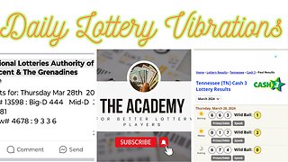 Wednesday Daily Lottery Vibrations 💲 4-17-24 Lottery Predictions and News