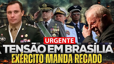 "Bomba‼️ Recado do Exército em Brasília frustrou o plano de lula