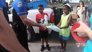 Police deliver hundreds of books to Sarasota community