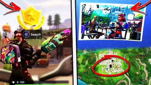 Fortnite "THAT'S A WRAP" Challenge! "Blockbuster Week 6 Battlestar Location" - Blockbuster #6 Spot!