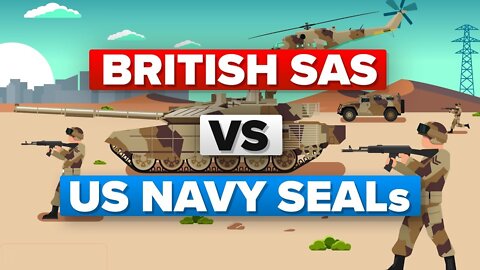 British SAS Soldiers vs US Navy SEALs - Military Training Comparison
