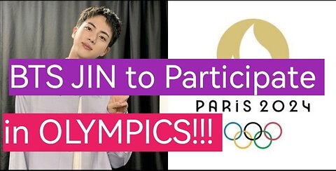 BTS JIN to "PARTICIPATE" in OLYMPICS!!!