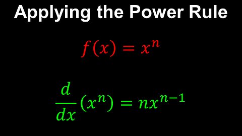 Applying the Power Rule - AP Calculus AB/BC