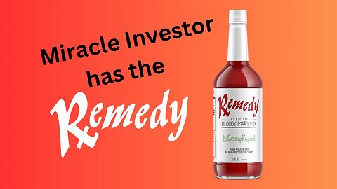 Miracle Investors' Remedy Bloody Mary Mix | ERock talks "Going Bills"