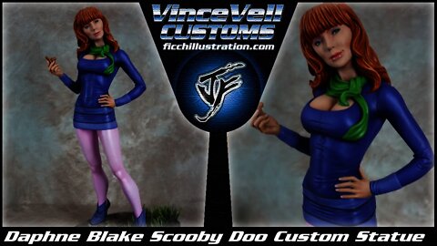 Daphne Blake Scooby Doo Custom statue From Sideshow Batgirl Premium Fromat