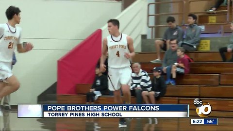 Pope brothers powering Torrey Pines Falcons