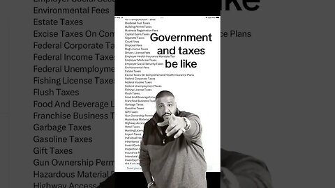 Government and Taxes Be Like Another One DJ Khaled Meme #shorts #taxation #memes