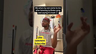 When your son says Drake is trash… tiktoks funny jokes reacts shorts viral hiphop music