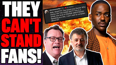 Doctor Who Fans MOCKED By Woke Russell T Davies And Steven Moffat Amid Midnight Release CONTROVERSY!