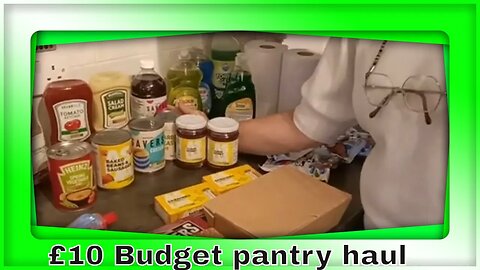 £10 Budget Pantry Haul 🙏🙏#prepping #frug#canning #shopping#blessed #community