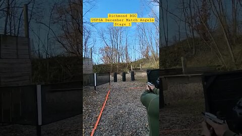 Richmond BGC #uspsa December match Stage 1 Angelo #unloadshowclear #idpa