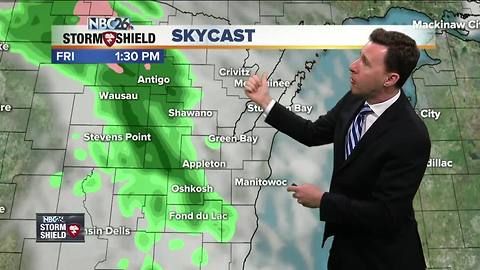 Michael Fish's NBC26 Storm Shield weather forecast