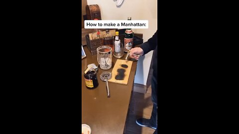 How to make a Manhattan!