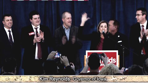 Kim Reynolds Announces Plans for Reelection as Iowa Governor in 2022