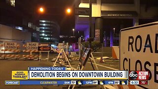 Demo of CapTrust building to cause downtown Tampa traffic detours