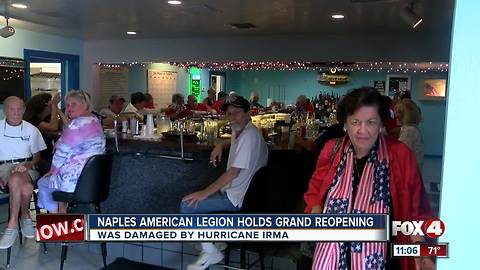 Naples American Legion still recovering after Irma