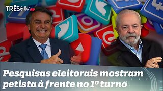 Bolsonaro tem quase 29 milhões de seguidores a mais que Lula nas redes sociais