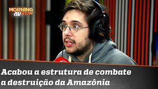 Joel Pinheiro diz que governo desmontou estruturas que combatiam a destruição da Amazônia