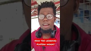 How the learning plateau works