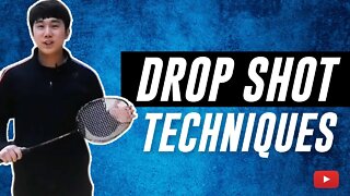 Drop shot techniques to shake your opponent down featuring cokcok badminton (Eng Subs)